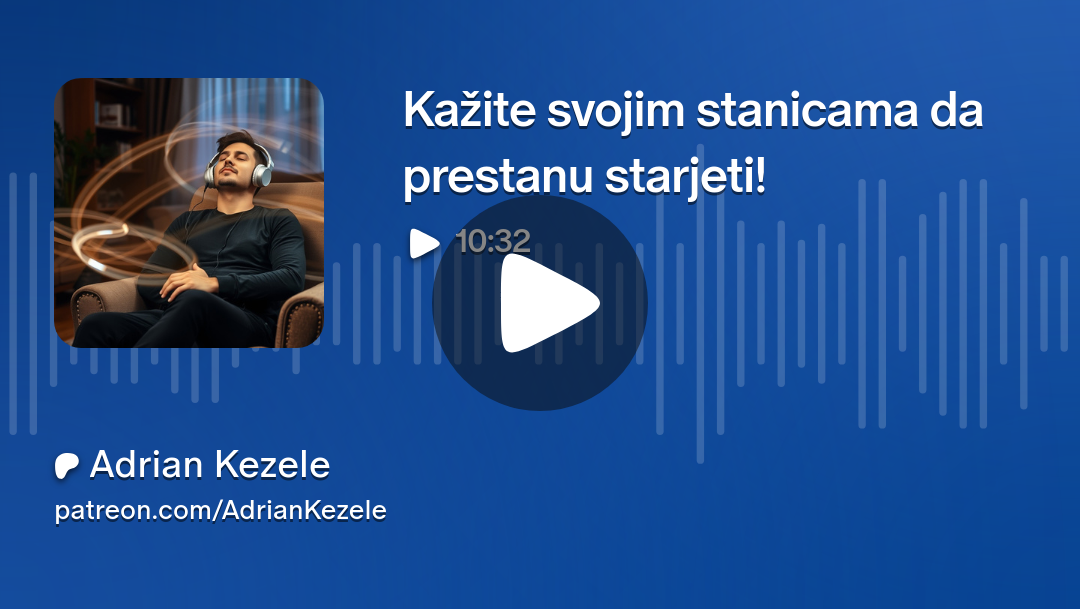 Kažite svojim stanicama da prestanu starjeti!