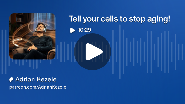 Tell your cells to stop aging!