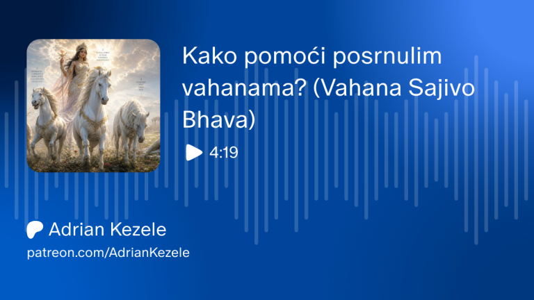 Kako pomoći posrnulim vahanama? (Vahana Sajivo Bhava)