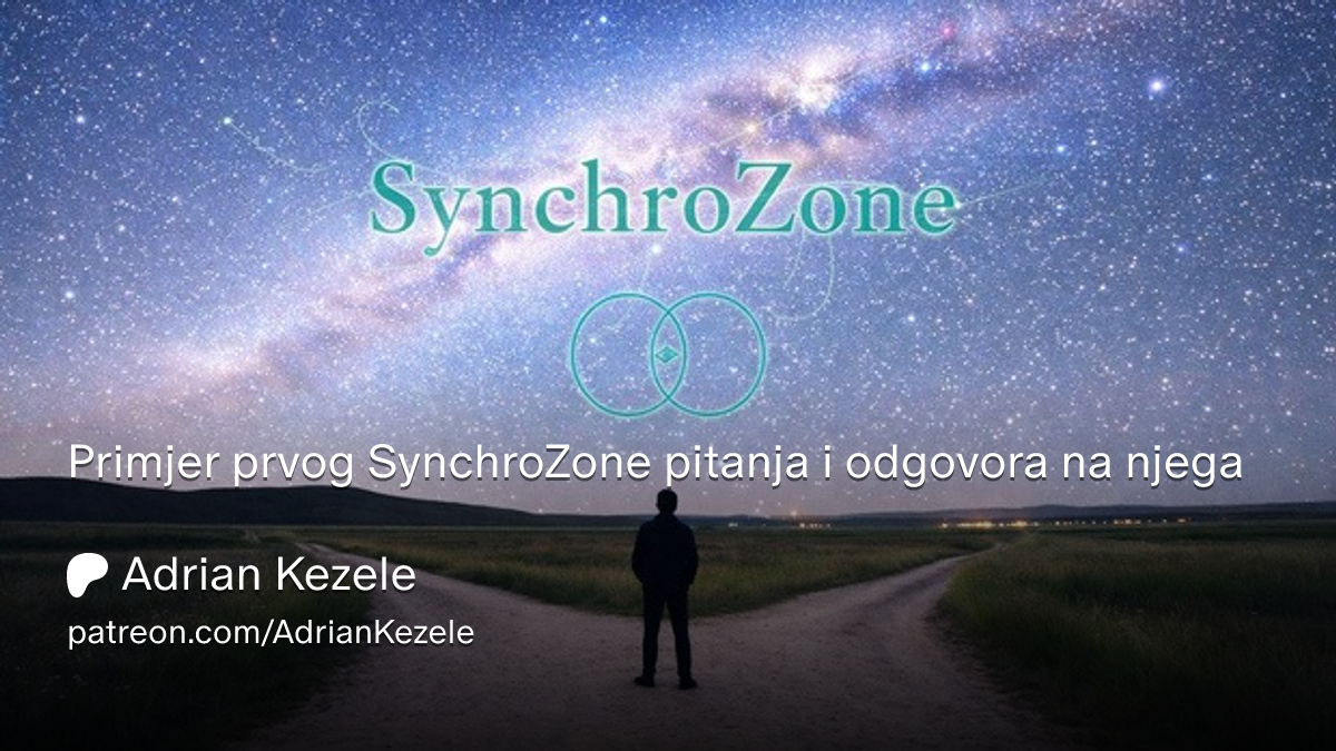 Primjer prvog SynchroZone pitanja i odgovora na njega